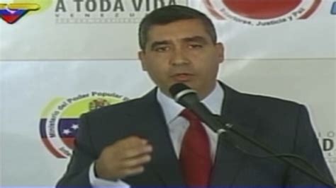 ministro de justicia de venezuela